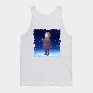 First Snow / Winter picture / snowfall Tank Top
